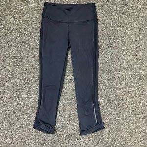 Lululemon Cropped Mesh Calf Running Leggings Womens Size 4